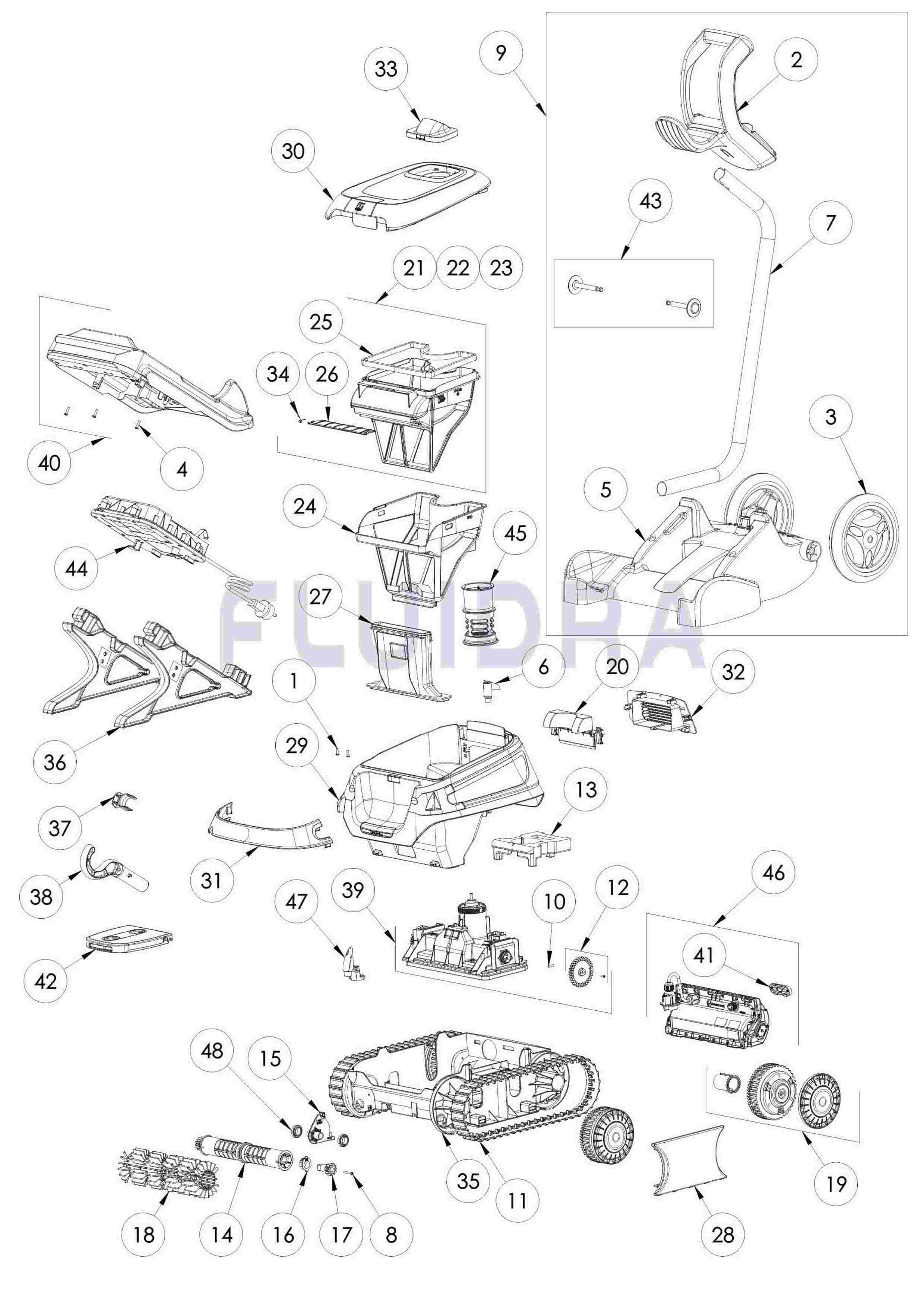 Automatic battery cleaner CNX 52-Li