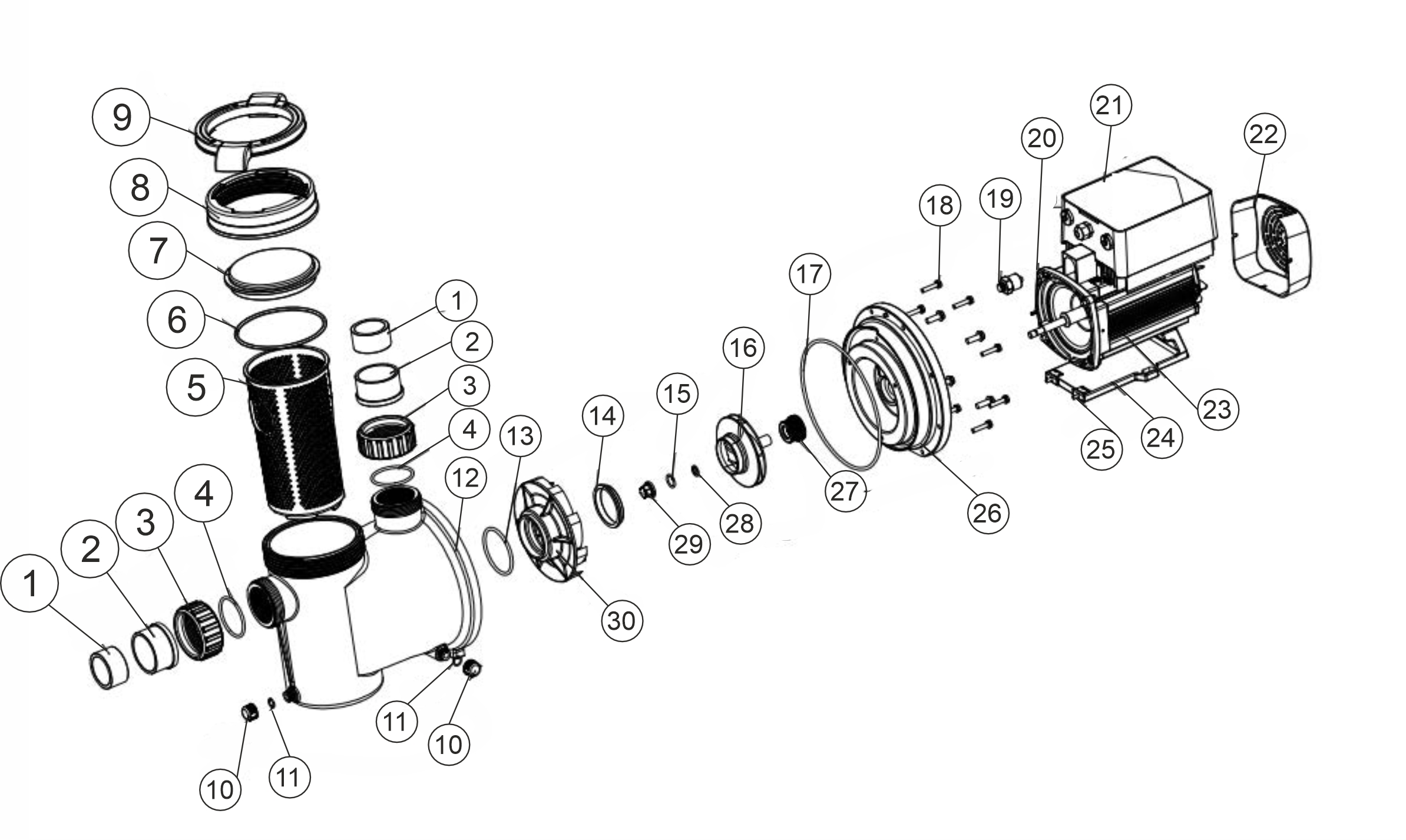 Filter pump iWP