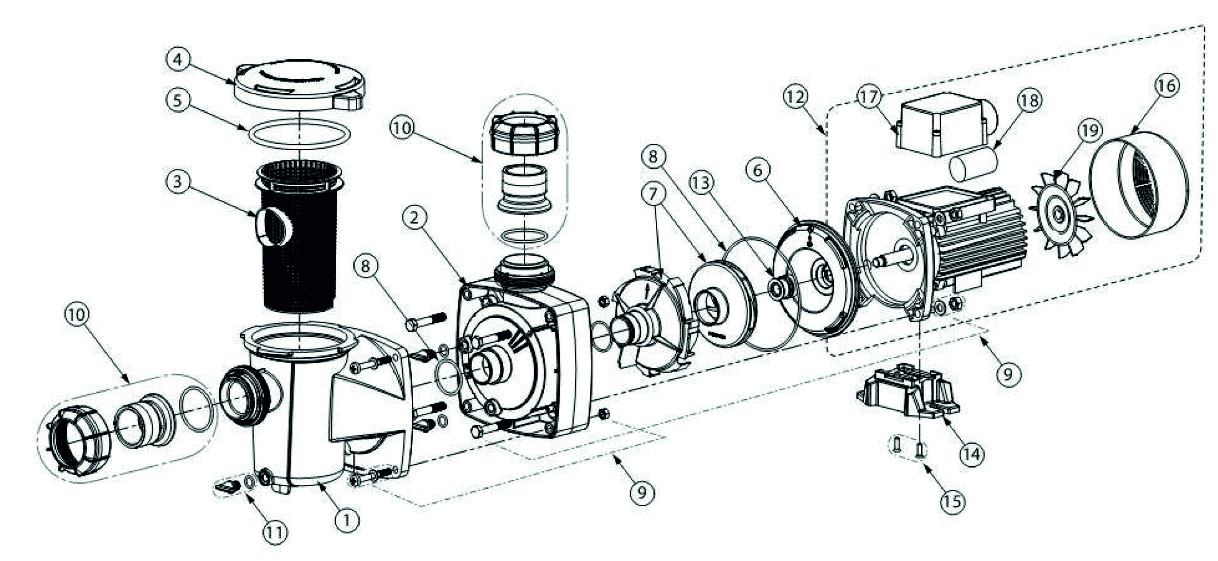 Насос sirem phy 1c 270 g4b инструкция схема